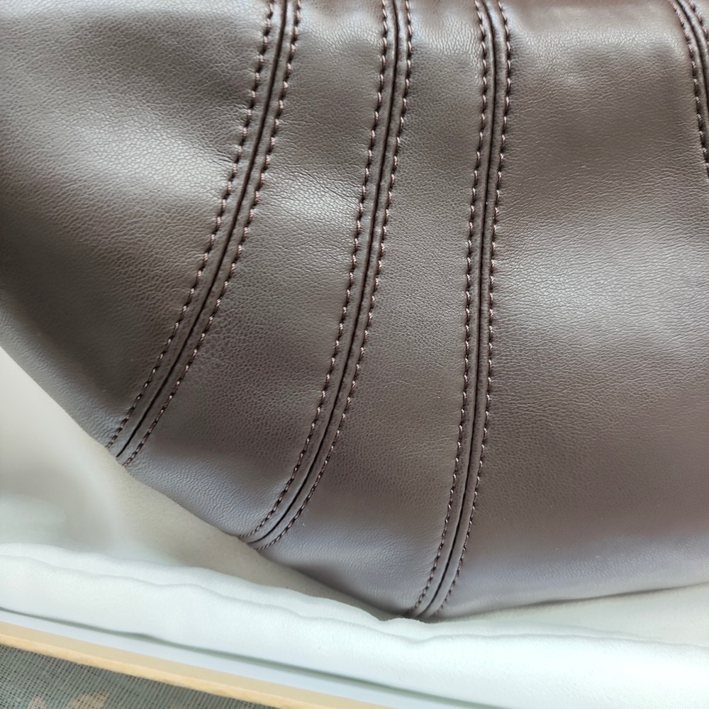 Lemaire Dark Brown Leather Knotted Strap Crossbody Bag - Picture 2 of 5